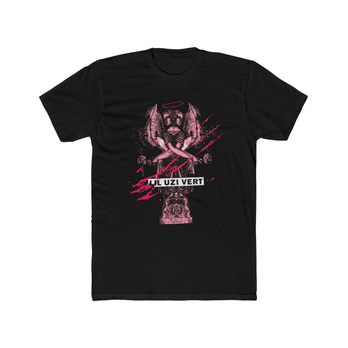 Lil Uzi Vert Angel Statue Logo T Shirt - alternate angle 3, merchandise