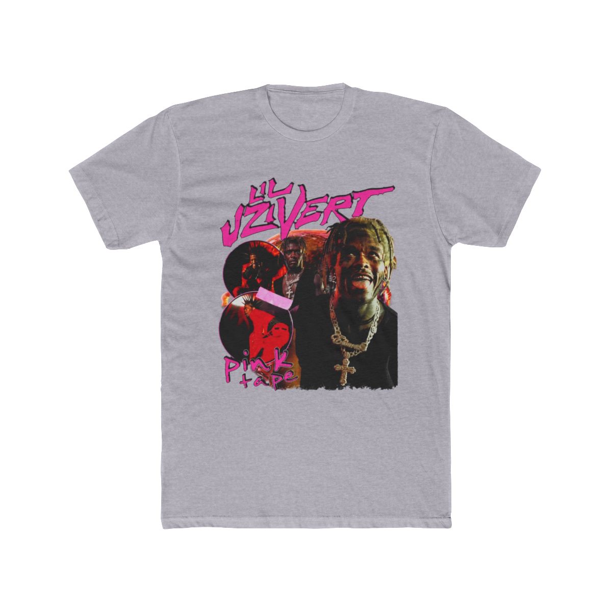 LIL UZI VERT PINK TAPE TEE