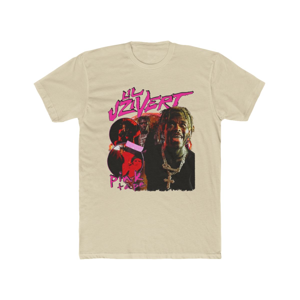 LIL UZI VERT PINK TAPE TEE